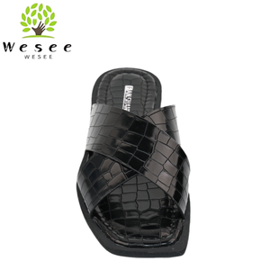 Nouvelles <span class=keywords><strong>sandales</strong></span> plates en <span class=keywords><strong>cuir</strong></span> de haute qualité pour femmes, conçues et fabriquées à la main, collection été 2025 - Product Image 6