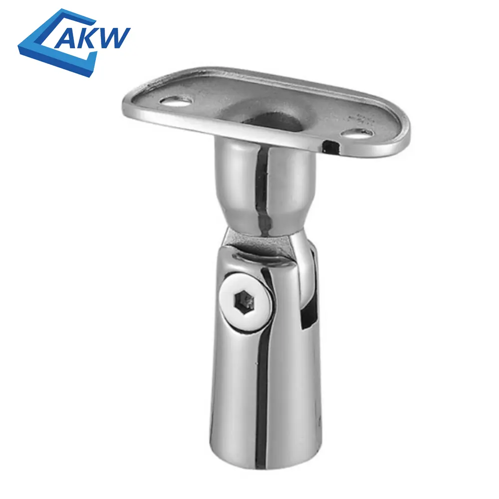 304/316 stainless steel handrail accessories adjustable handrail support bracket railing support fitting