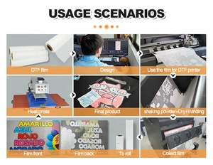 Rollo <span class=keywords><strong>de</strong></span> <span class=keywords><strong>Película</strong></span> PET DTF <span class=keywords><strong>de</strong></span> Fábrica <span class=keywords><strong>Norman</strong></span>, A3 A4 30cm 60cm, Despegue en Frío y en Caliente, Antideslizante, Mate, para Impresión <span class=keywords><strong>de</strong></span> Ropa - Product Image 2