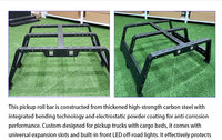 Support de benne de camion et tente de toit rigide double couche quatre saisons imperméable à montage rapide pour les sorties de camping