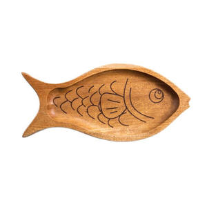 Home Made DIY Craft Fish Board Cuisine Multifonctionnel Snack Sushi Plateau En Bois Enfants Voyage Plateau Plaque - Product Image 6