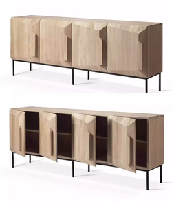Meuble de rangement de salon, entrée, style japonais vintage moderne, en bois massif, console <span class=keywords><strong>TV</strong></span>, buffet, vente chaude, nouveauté - Product Image 4