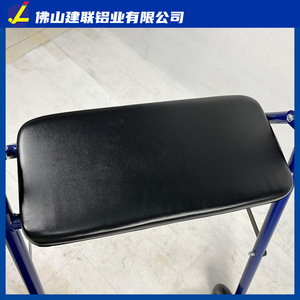 Andador con Ruedas y Asiento de Aleación de Aluminio Ligero Plegable para Ancianos y Discapacitados, Operación Manual, Talla Única - Product Image 3