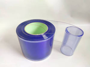 Rideau en <span class=keywords><strong>PVC</strong></span> transparent à nervures jaunes, flexible, en rouleau, pour fenêtre, porte, chambre froide, vente en gros d'usine - Product Image 3