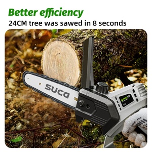 SUCA SC-5805 Professional Portable Electric Chainsaw Rechargeable Handheld Chain <strong>Saw</strong> <strong>Cordless</strong> Chainsaw <strong>with</strong> <strong>Battery</strong> <strong>and</strong> <strong>Charger</strong> - Product Image 5