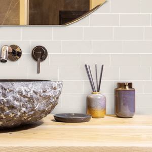 Carreaux à peler et <span class=keywords><strong>coller</strong></span> beiges pour mur panneaux muraux en vinyle auto-adhésifs autocollant 3D à <span class=keywords><strong>coller</strong></span> <span class=keywords><strong>sur</strong></span> <span class=keywords><strong>carrelage</strong></span> dosseret décoration murale intérieure - Product Image 3