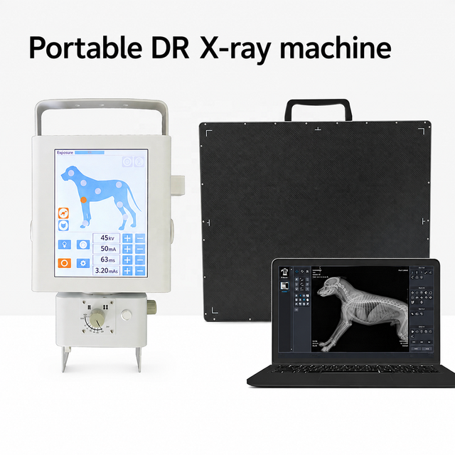 Portable Vet DR X-ray Machine 5kw Medical Digital Radiography System for Veterinary Clinic