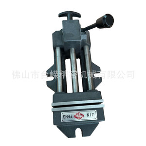Jin Feng Bench Vise 3 4 6 8 Inch Quick <b>Clamping</b> Drilling Milling Machine Flat Jaw Vise Woodworking Precision Tool - Product Image 5