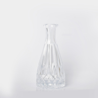 Diffuseur de roseaux vides de 140ml Bouteilles de diffuseur de roseaux de conception unique avec décoration de couleur dorée pour la maison et le bureau