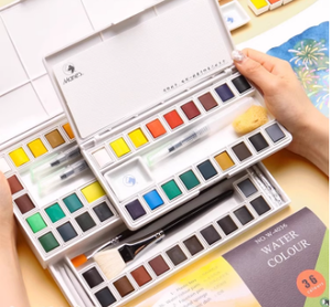 <span class=keywords><strong>Marie</strong></span>'s College-Grade 36 Couleurs Aquarelle Solide Set 18/24/48 Couleurs Papier Toile Verre Peinture 48 Couleurs Boîte Plastique - Product Image 4