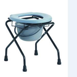 <span class=keywords><strong>Silla</strong></span> de inodoro portátil de acero al carbono <span class=keywords><strong>para</strong></span> ancianos, <span class=keywords><strong>enfermos</strong></span>, embarazadas, discapacitados, equipo de seguridad <span class=keywords><strong>para</strong></span> el baño <span class=keywords><strong>para</strong></span> postrados en cama - Product Image 4