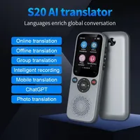S20 traducteur de langue électronique intelligent Portable 138 langues Ai traducteur vocal intelligent pour étudier le voyage