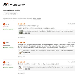 MOBORV Sistema de Elevación Eléctrico <span class=keywords><strong>para</strong></span> Camas, Mecanismo de Elevación <span class=keywords><strong>para</strong></span> Camper Van, <span class=keywords><strong>Accesorios</strong></span> de Conversión <span class=keywords><strong>para</strong></span> Autocaravanas y Vehículos Recreativos - Product Image 6