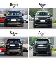 Kit de carrosserie de conversion Facelift 2021 pour Land Rover Discovery 5 2017-2020 Pare-chocs avant et arrière avec calandre