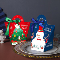 Kotak Hadiah Natal Kreatif Desain Baru Kotak Hadiah Malam Natal Kotak Permen Kosong