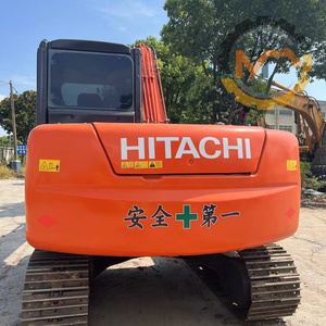 Excavadora Pequeña Usada Hitachi ZX70 a Precio Económico, Pintura Roja Original, Buen Estado, Alta Potencia de Excavación, Sistema Hidráulico Estable - Product Image 2