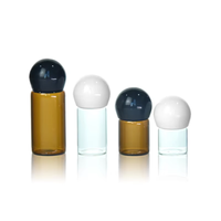 Vente en gros de flacons d'échantillons d'huiles essentielles en verre miniatures de 3 ml et 5 ml avec compte-gouttes pour parfum, aromathérapie, cosmétiques de voyage