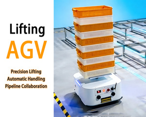 AGV de Elevación para Línea de Ensamblaje Industrial, Sistema Robótico Inteligente de Navegación Autónoma y Planificación de Rutas para Logística Industrial - Product Image 1