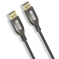 Câble optique actif 8K 60Hz AOC DP 1.4 vers DP, câble de transmission de données vidéo, fibre optique, câble UHD pour application longue distance