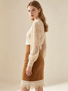 SWEET BABE 2026 Jupe droite vintage respirante à taille naturelle pour femme, idéale pour le bureau et le quotidien - Product Image 2