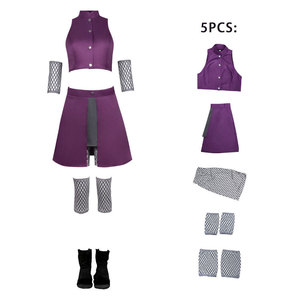 Costume de Ninja, Costume de <span class=keywords><strong>Cosplay</strong></span> Yamanaka <span class=keywords><strong>Ino</strong></span>, Costume d'Halloween, Ensemble de <span class=keywords><strong>Cosplay</strong></span> de Convention comique 2D
