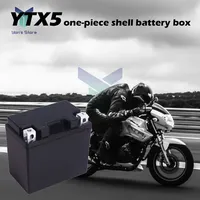 Boîtier de batterie ABS YTX5 12V5Ah pour voiture et moto, support de batterie au lithium 18650 avec étui de protection intégré