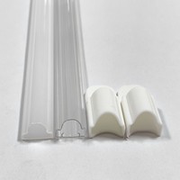 Kit SKD pour vitrine réfrigérée : Boîtier LED semi-démontable à haute luminosité avec couvercle en PC