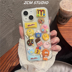 เคสโทรศัพท์ลายการ์ตูนช็อกโกแลตชิปสุดน่ารักสำหรับ iPhone 16 Pro Max, เคสลายลูกกวาดรุ่น 15, คุกกี้รุ่น 14 ดีไซน์โดดเด่นและมีสไตล์ - Product Image 2