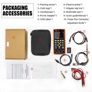 Oscilloscope numérique portable pour automobile 240 avec multimètre, deux canaux, bande passante 40 MHz, compteur électronique USB SCPI - Product Image 6