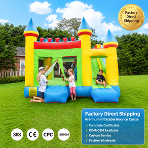 Casa Inflable Reforzada con Certificación CPSIA para Niños, Ideal para Guarderías y Eventos, Material Oxford - Product Image 1