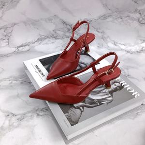 <strong>S</strong> Pu Rubber Heels <strong>Women</strong> Single Shoes Pointed <strong>Closed</strong> <strong>Toe</strong> <strong>Closed</strong> <strong>Toe</strong> Superfi Patent Leather Ladies Female Shoes Heeled <strong>Sandals</strong> - Product Image 5