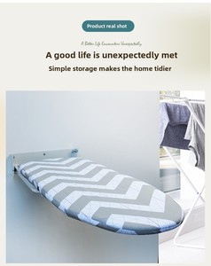 <span class=keywords><strong>Planche</strong></span> à <span class=keywords><strong>repasser</strong></span> murale rétractable et pliable Weiji's Heart Choice JW3612-WM pour hôtel, multifonctionnelle avec antenne - Product Image 4