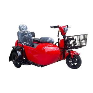Motocyclette électrique à <span class=keywords><strong>trois</strong></span> <span class=keywords><strong>roues</strong></span> avec side-car (Ku Zi) à carrosserie fermée pour le transport de passagers - Product Image 6
