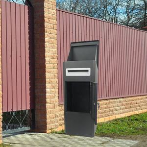 Boîte à courrier automatique, porte-journal, grande boîte de courrier, en métal d'extérieur, sécurisée - Product Image 6
