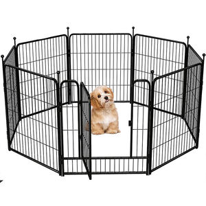 Large Folding Portable Metal Camping Dog Pet Pens Playpen & Run Puppy Fence Kennel Outdoor