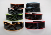 Rich shining Großhandel Mode Cyberpunk 10 EL Cold Colors Neon LED Brille Leuchten Sonnenbrille für Neujahrs party