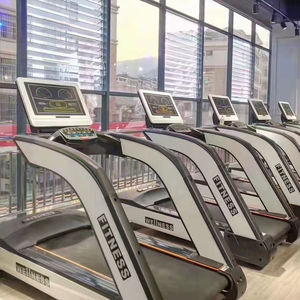 ลู่วิ่งไฟฟ้าแบบมีโช้คอัพ 6 จุด พร้อมสายพานคู่ (อุปกรณ์เสริม) สำหรับโรงแรมระดับห้าดาวและพื้นที่ฟิตเนส - Product Image 5