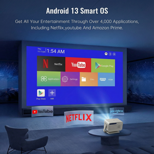 AOKANG P21 <span class=keywords><strong>Full</strong></span> <span class=keywords><strong>HD</strong></span> <span class=keywords><strong>1080P</strong></span> Smart <span class=keywords><strong>WiFi</strong></span> Android Home Theater Video <span class=keywords><strong>Proyector</strong></span> 360 grados giratorio portátil <span class=keywords><strong>Mini</strong></span> al aire libre 4K <span class=keywords><strong>Proyector</strong></span> - Product Image 5