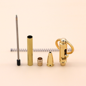 Kit de stylo d'<span class=keywords><strong>action</strong></span> de boulon de tournage en bois compact <span class=keywords><strong>accessoire</strong></span> de porte-clés tourné à la main pour les amateurs de bricolage et cadeaux personnalisés - Product Image 2