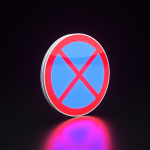 Lớp IV microprism phản quang nhôm hồ sơ dấu hiệu giao thông tùy chỉnh không thấm nước tự sáng Dấu hiệu cảnh báo an toàn - Product Image 3