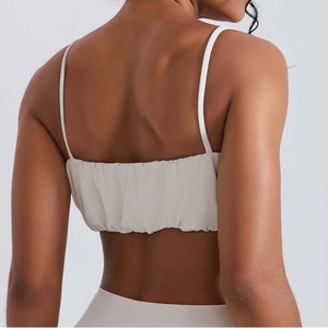 Ensemble de sport YIYI en similicuir effet seconde peau respirant et amincissant pour femme, avec leggings évasés <span class=keywords><strong>taille</strong></span> haute effet push-up, idéal pour le yoga - Product Image 5