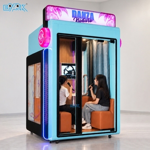 Cabina de Música de Lujo con Máquina de Karaoke de Autoservicio <span class=keywords><strong>para</strong></span> Centros de Entretenimiento Familiar, Arcades y Espacios de Ocio - Product Image 6