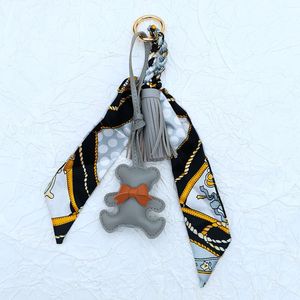 Hot Bán Tùy Chỉnh Ngựa Gấu Thiết Kế PU Da Móc Chìa Khóa Túi Quyến Rũ Mặt Dây Chuyền Xe <span class=keywords><strong>Keyring</strong></span> Sang Trọng Tua <span class=keywords><strong>Keychain</strong></span> - Product Image 4