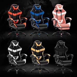 Silla de Oficina para Deportes Electrónicos, Diseño Ergonómico Cómodo para el Hogar, Soporte Lumbar, Silla de Juego Reclinable para Estar Sentado Durante Mucho Tiempo, Silla de Masaje para Cibercafé - Product Image 3