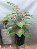 24 Feuilles Plante Décorative Plantes D'intérieur Plastique Artificielle Bonsaï Plantes