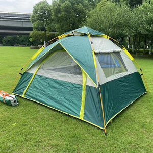 <span class=keywords><strong>Tente</strong></span> de camping portable ultra légère à ouverture automatique à deux portes et deux fenêtres en matériau Oxford de haute qualité pour toutes les saisons - Product Image 1