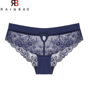 Nueva llegada ahueca hacia fuera el diseño picante caliente señoras ropa interior Sexy personalizado elástico sucio encaje bragas para niña - Product Image 5