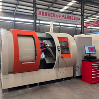 Mesin Bubut Cincin Segel CNC Horizontal SK60 Kontrol GSK Desain Khusus Vacuum Cleaner Akurasi Tinggi untuk Material PU/NBR/FKM/PTFE