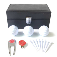 Ensemble d'accessoires de golf personnalisé Boîte cadeau de golf complète avec balles en t et outil de divot pour les passionnés