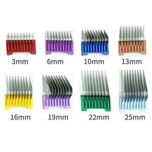 <span class=keywords><strong>Tondeuse</strong></span> électrique pour animaux de compagnie, kit de peignes limiteurs, accessoires de tête de coupe Teddy Larebi, en POM et acier inoxydable, 3-25mm - Product Image 4